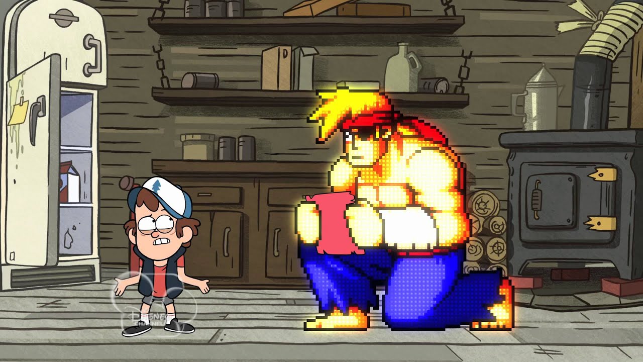 Gravity Falls: Paul Robertson pixel art animation, part 1