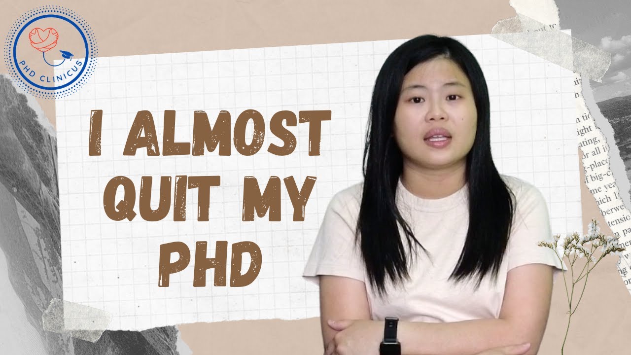 I Almost QUIT My PhD! Experience Sharing as a PhD Student, Dr. Wong Xin Yi