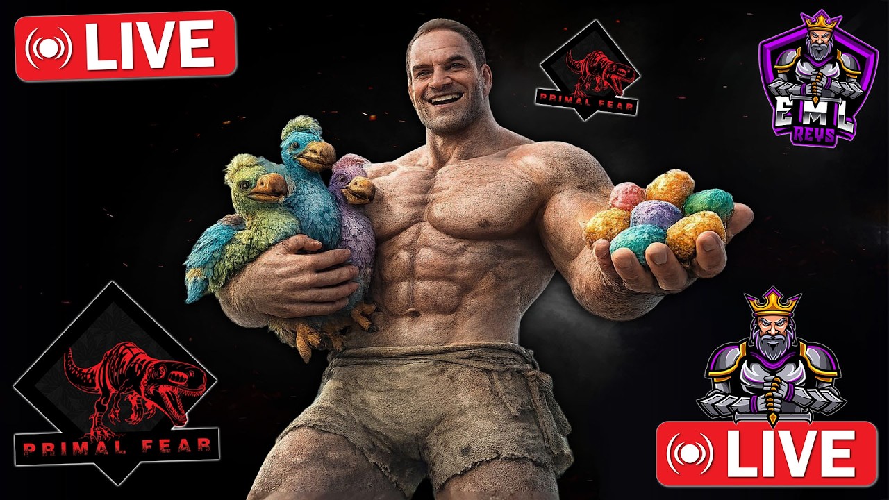 🔴LIVE - ARK:EVOLVED PRIMAL FEAR - ÎNCEPEM PRIMELE FERME DE KIBBLE , PRIMELE TAME-URI   - !!  -