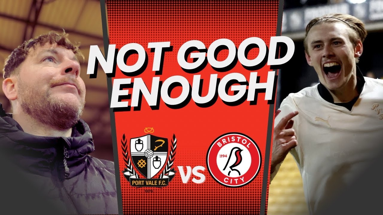 WE COULDN’T DO IT ON A COLD NIGHT IN STOKE 🥶 PORT VALE VS BRISTOL CITY VLOG