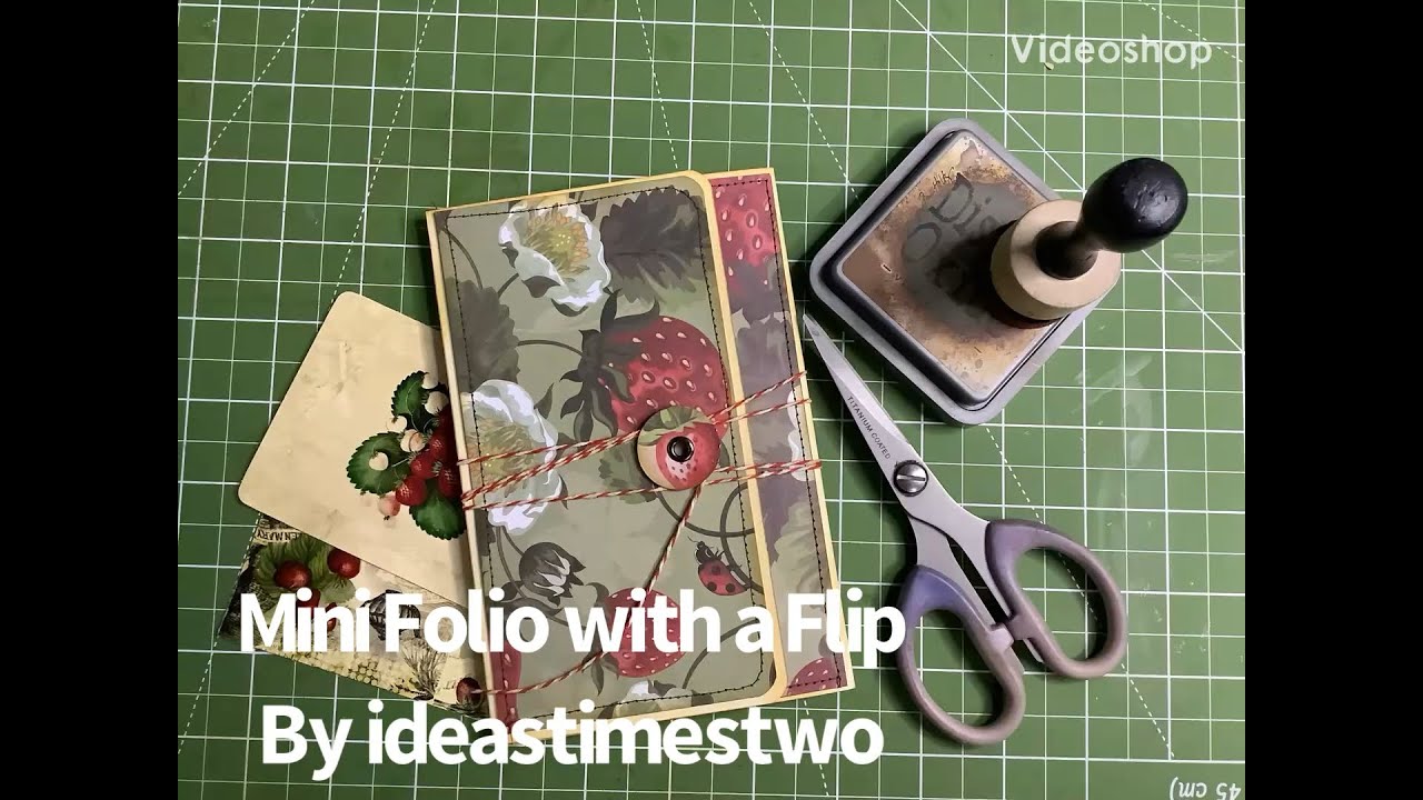 Mini Folio with a Flip — Junk Journal Insert