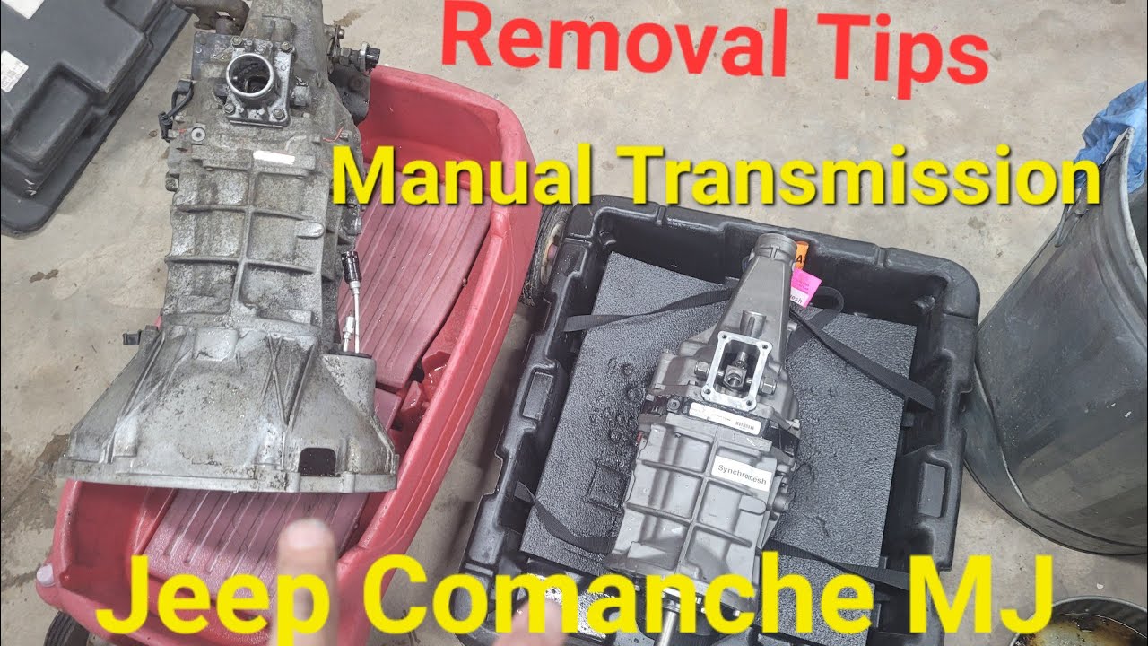 Manual Transmission Removal Tips Jeep Comanche MJ #jeepcomanche