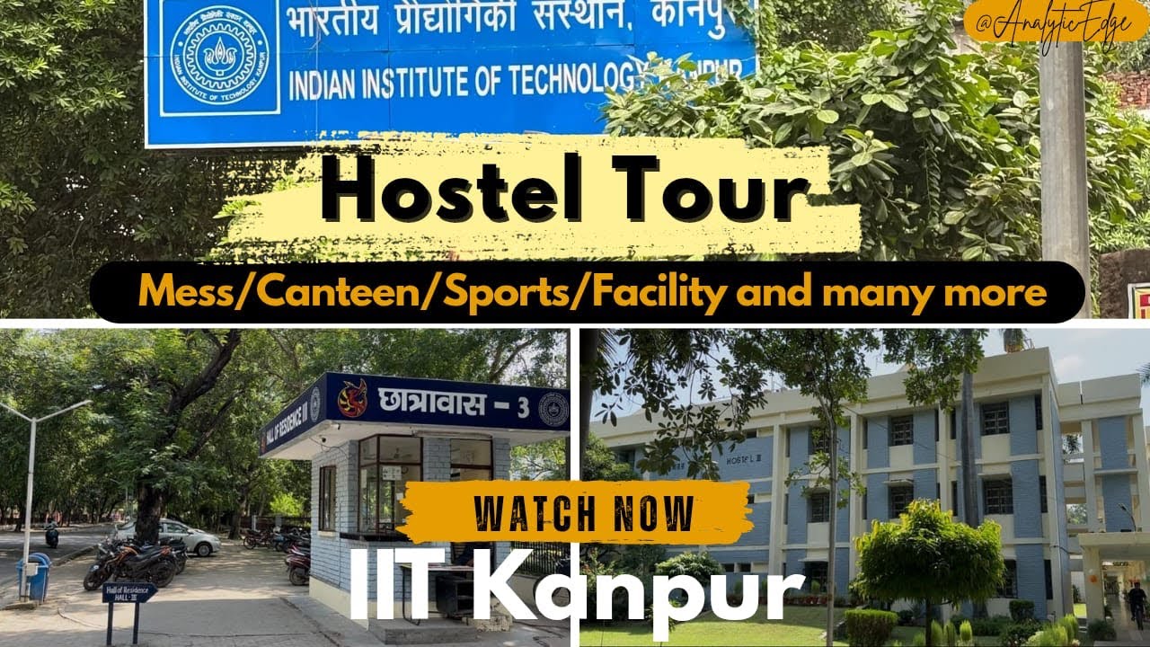 Inside IIT Kanpur Hostel 🔥 Complete Tour (Rooms, Mess, Sports & More) #iit #iitkanpur #hostellife 