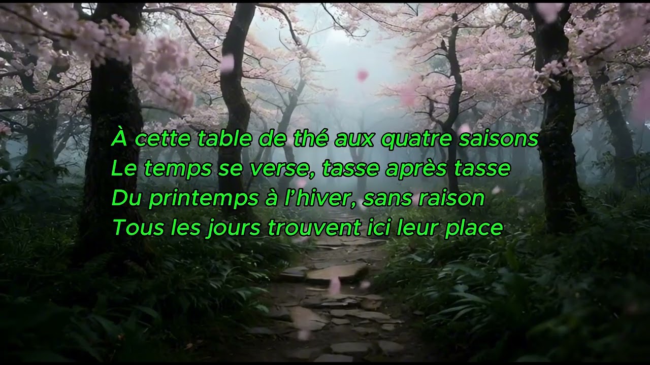 06 La table de thé aux quatre saisons｜Version française｜Ambiance thé & méditation