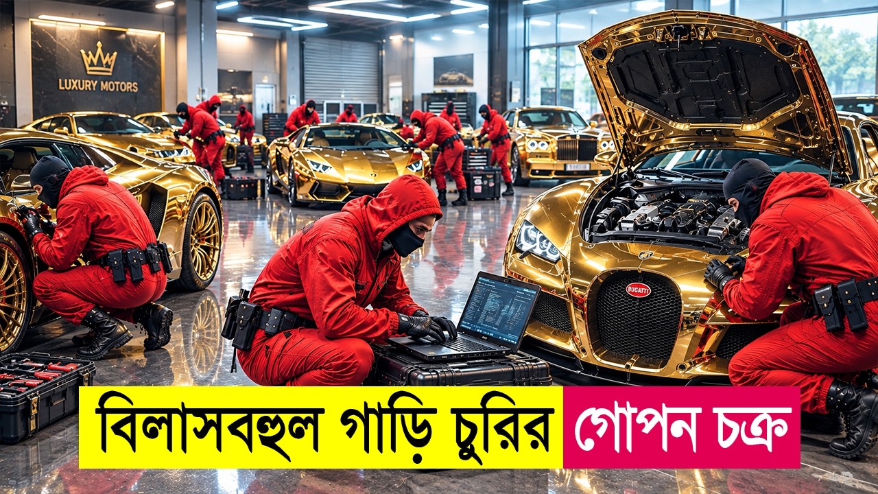 বিলাসবহুল গাড়ি চুরির গোপন চক্র ! Movie Explained in Bangla | Heist | Action | Cineplex52