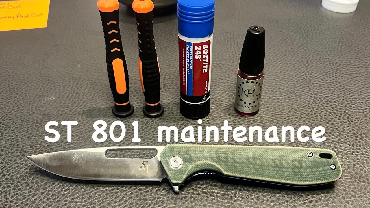 How to maintain your sitivien knife !! (St801)