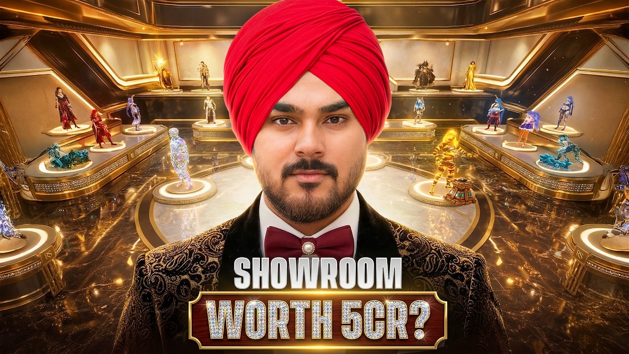 BGMI MOST EXPENSIVE ACCOUNT 🔥 ₹5 Crore Collection Showroom Reveal