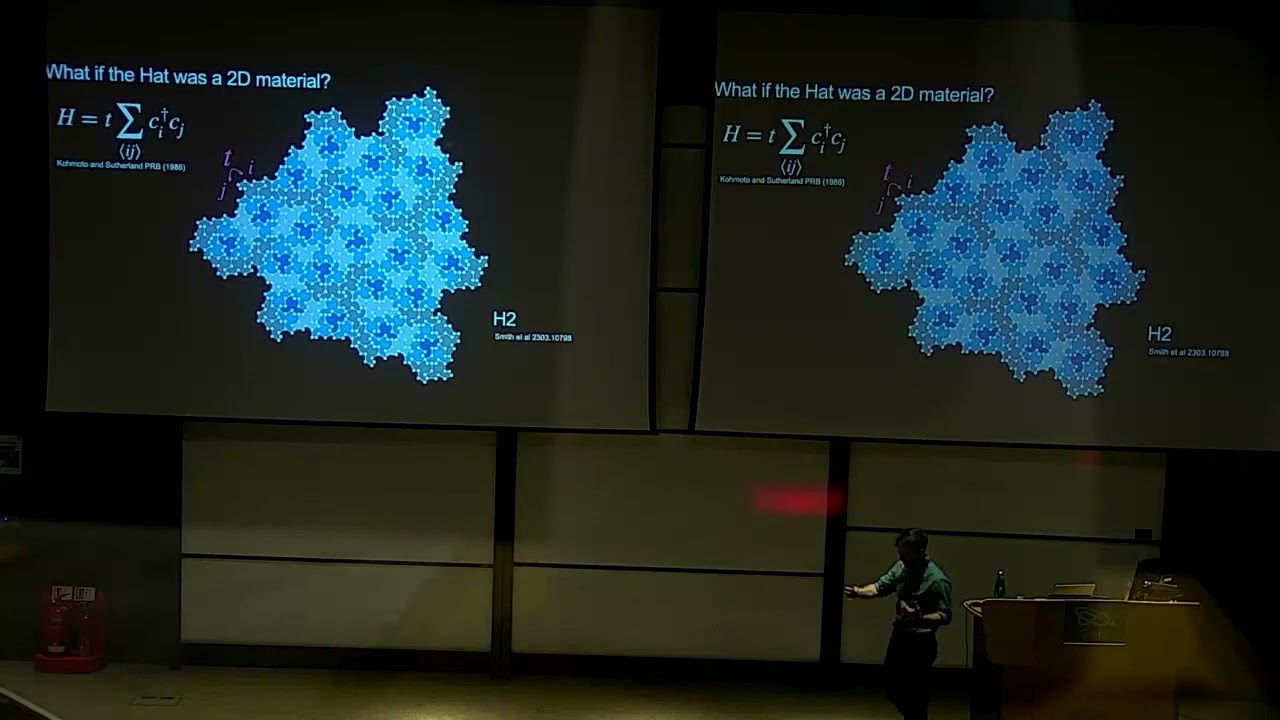 Adolfo Grushin - Quantum physics out of the Hat: graphene shadows, zero-modes and topology - Hatfest