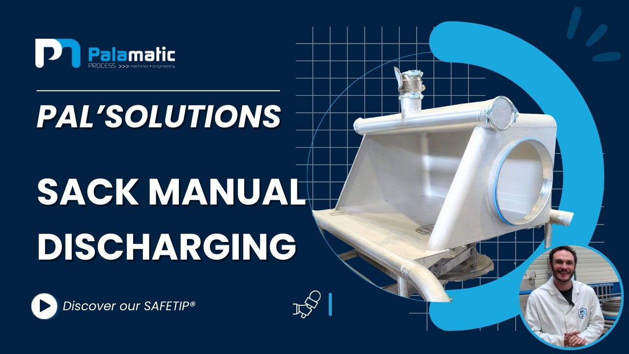 Discover our range of bag emptying machines with integrated Safetip® sieve