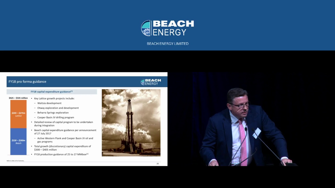 Beach Energy LTD AGM 2017