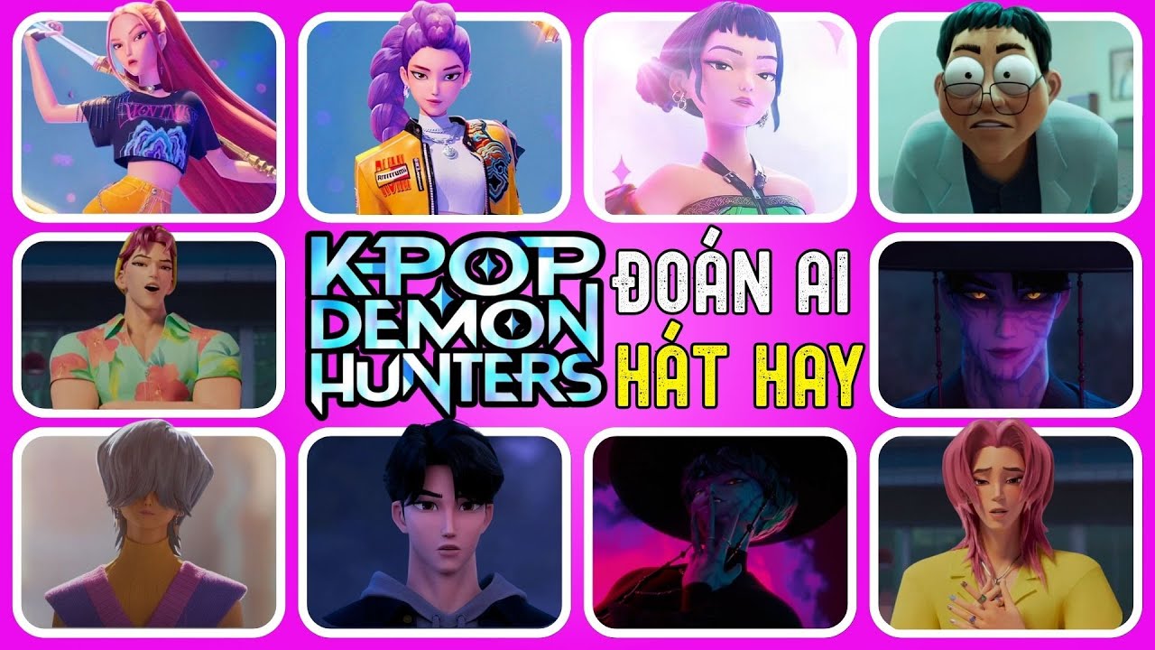 Đo&aacute;n Ai Đang H&aacute;t từ Thợ săn quỷ Kpop 2025 👹 Kpop Demon Hunters | Jinu, Rumi, Mira, Zoey, Gwi Ma