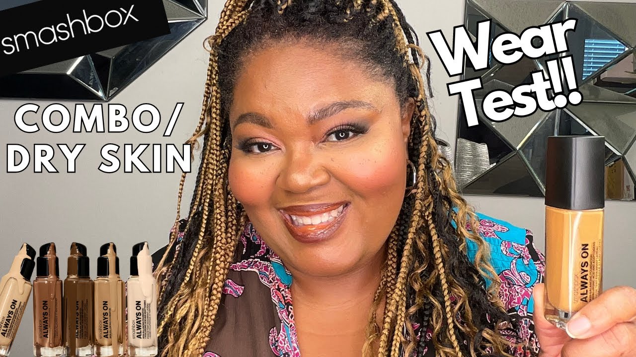 Smashbox Always on Skin Balancing Foundation Wear Test & Review on my Dry Skin | The Beautie Cypher