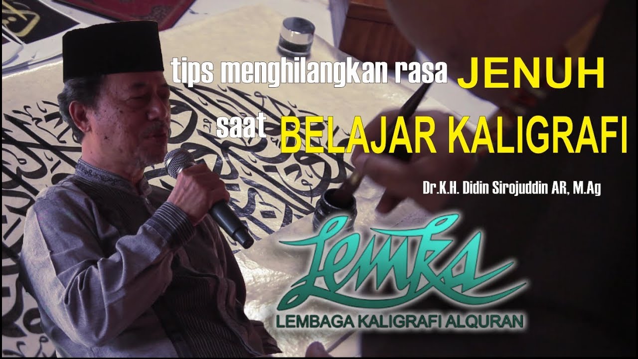 ohh !!! ternyata BEGINI cara menghilangkan rasa bosan dalam BELAJAR KALIGRAFI