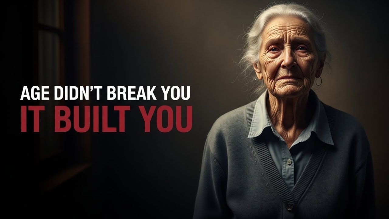 Age Didn’t Break You, It Built You old age
