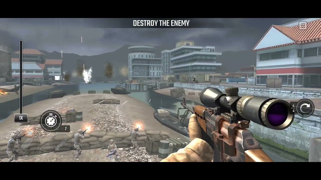 War Sniper Z9 Mission 26 Splash Damage Destroy The Enemy