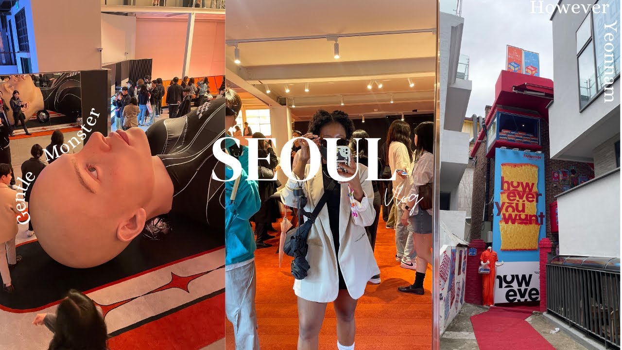 LIFE IN KOREA 🇰🇷: first pop-up event(Gentle Monster), however cafe & photoboot🤔(성수동) |South African