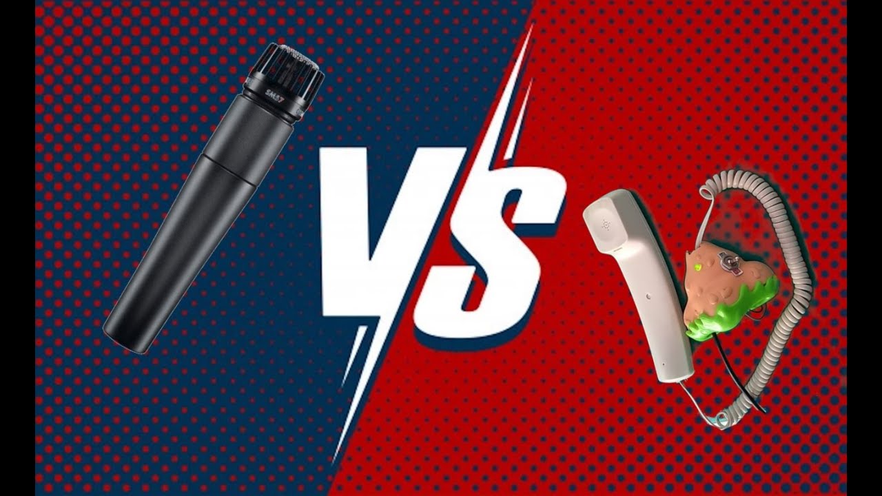 Superando al Shure SM57 ??? | cómo hacer un micrófono con un teléfono viejo
