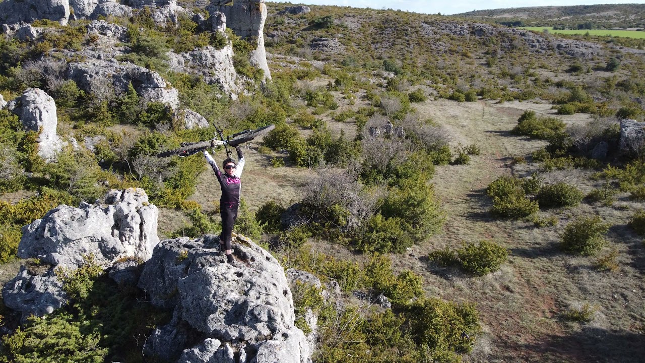 VTT sur le Larzac - El raja  del Gorp