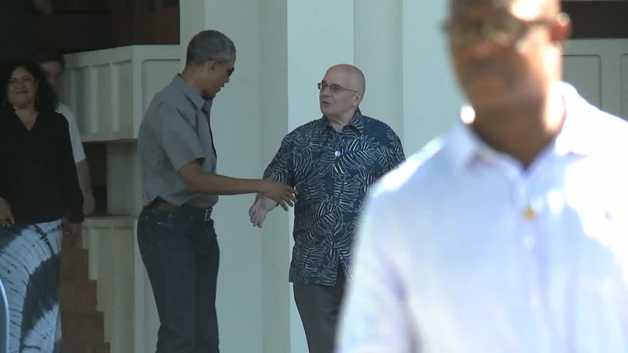 President Obama visits East-West Center
