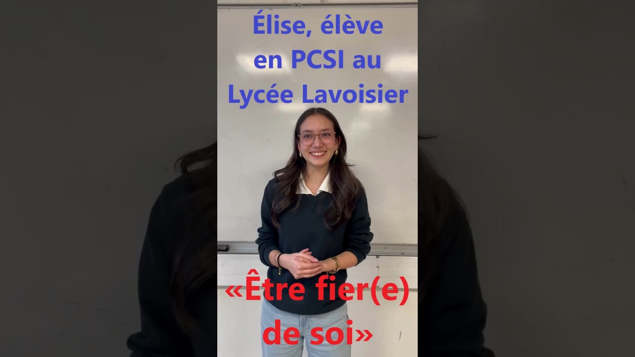 T&eacute;moignage d'&Eacute;lise, &eacute;l&egrave;ve en #PCSI au lyc&eacute;e Lavoisier #pr&eacute;pa #cpge #parcoursup
