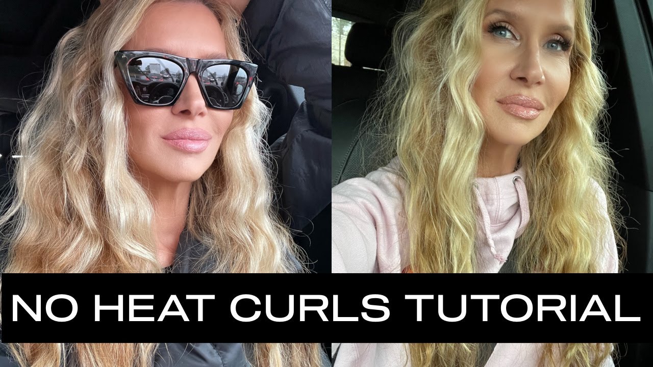 No Heat Curls Hair Tutorial