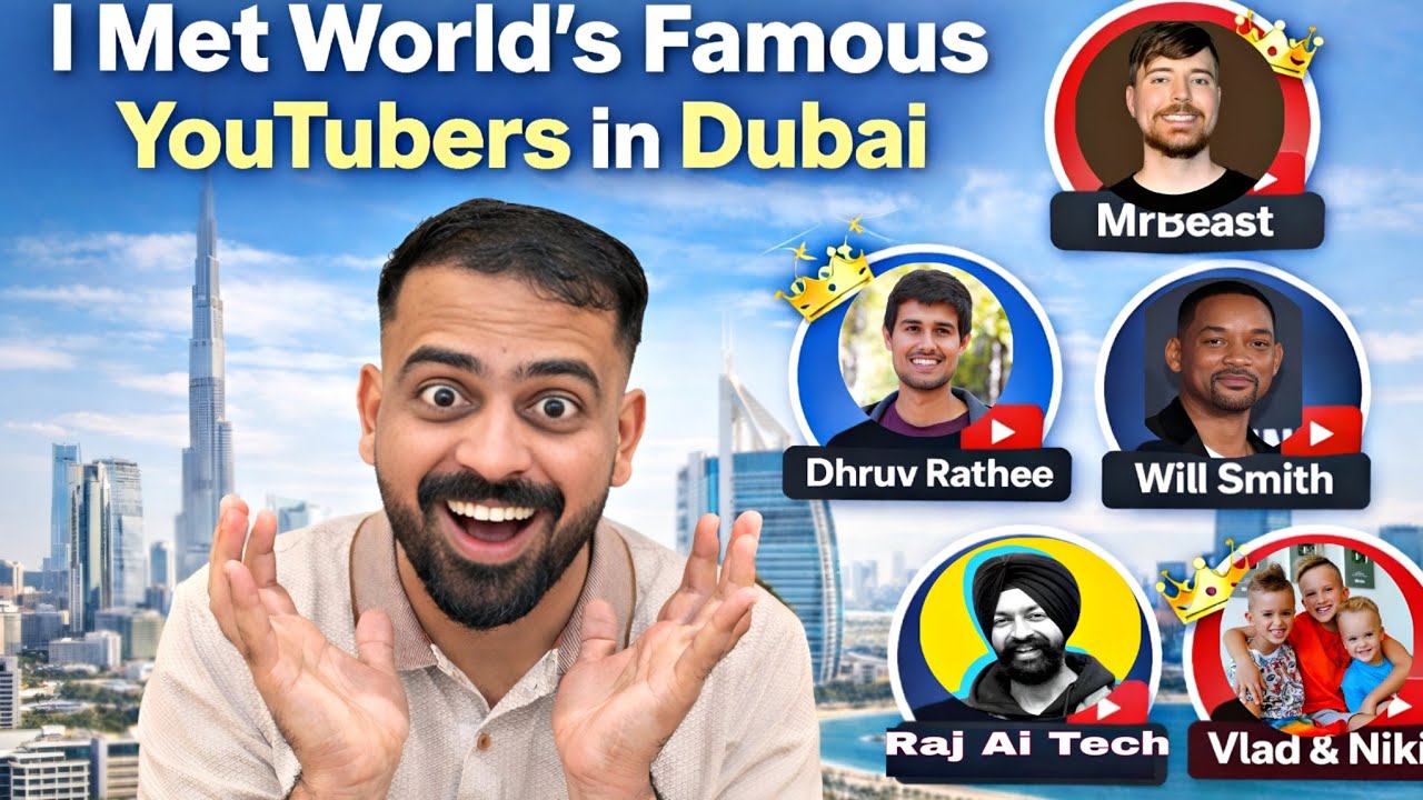 01 Billion Sumbit in Dubai/ I Met World Famous Youtuber In Dubai 