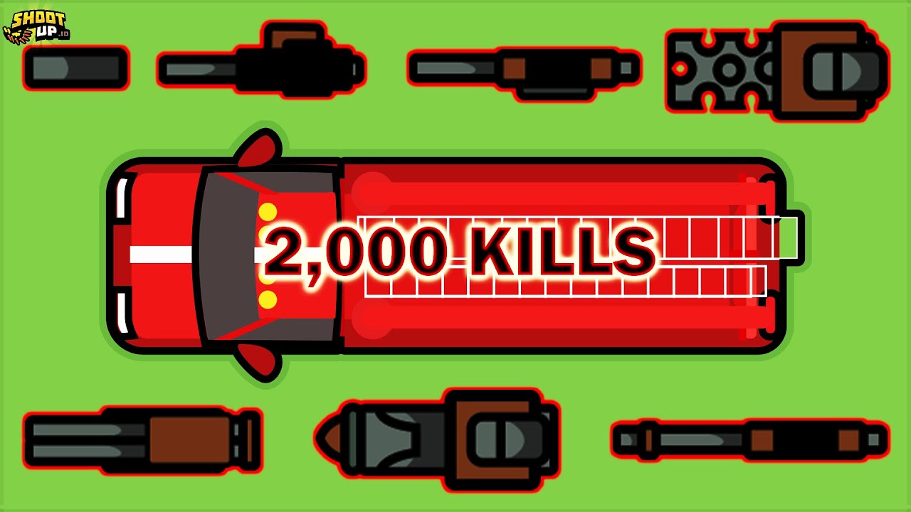 ShootUp.io - Speedrunning to 2,000 Kills With Every Weapon! (ShootUp.io Challenge)