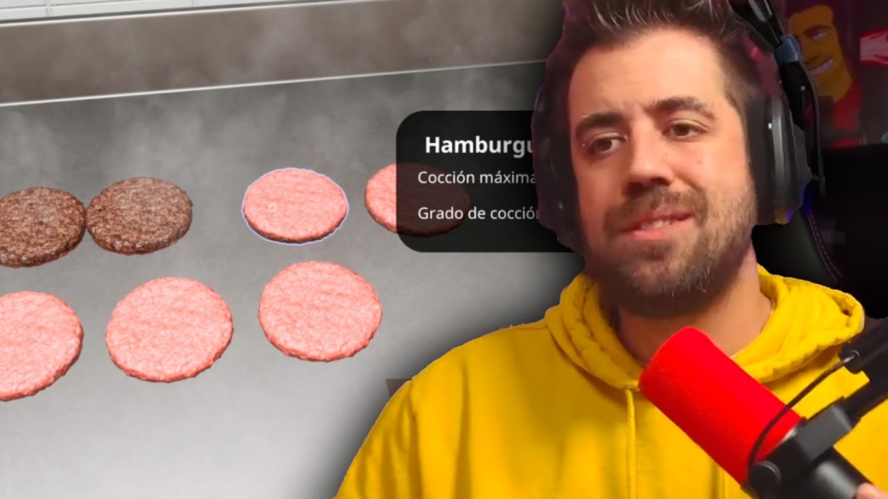 Auron juega Simulador de Hacer Hamburguesas en Cooperativo