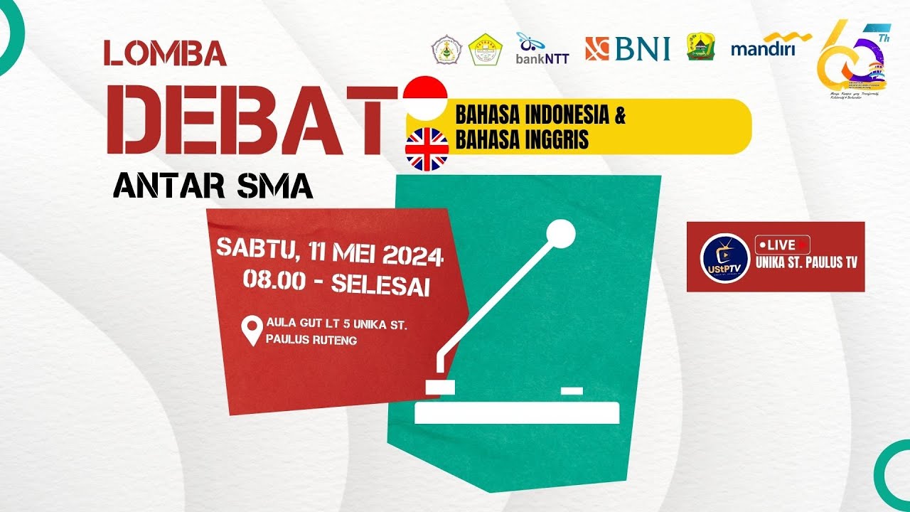 Lomba Debat Antar SMA/ SMK [Debat Bahasa Inggris & Bahasa Indonesia]