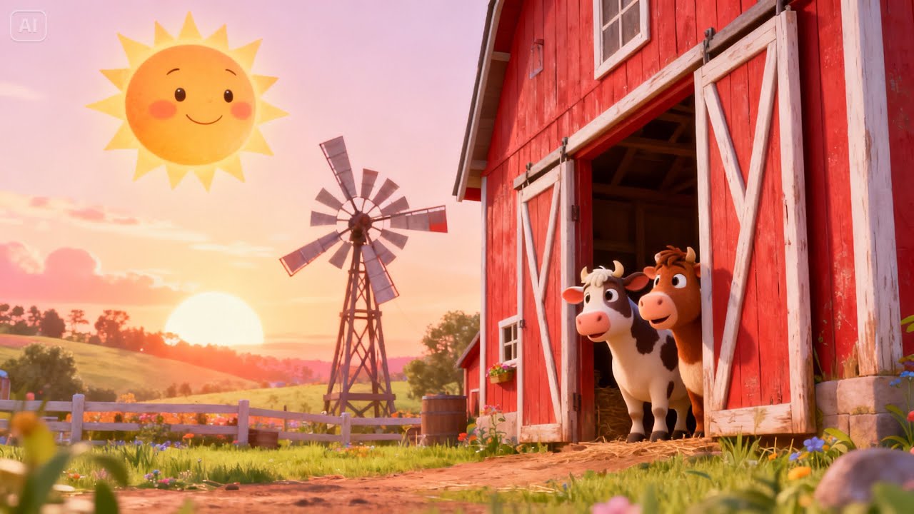Old MacDonald Had a Farm 🎵 | Fun Animal Song for Kids | 3D Farm Animation | Meball Kids channel