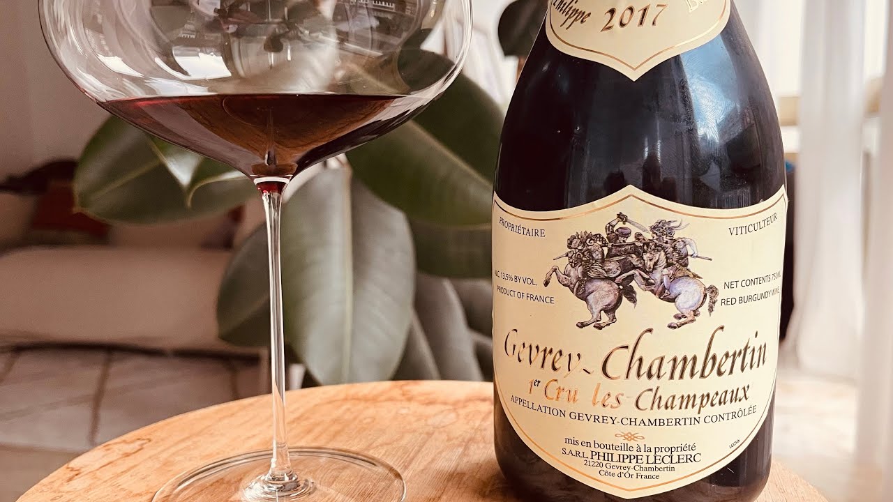 Philippe Leclerc, Gevrey-Chambertin 1er cru les Champeaux 2017, Bourgogne, dégusté le 15/10/2024