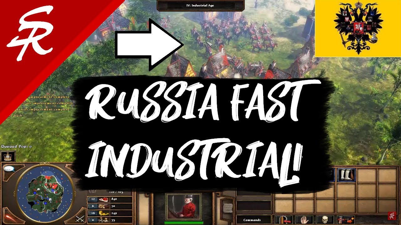 Russia Fast Industrial! | Strategy School | Age of Empires III