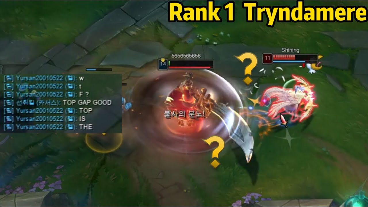 Rank 1 Tryndamere: His Mechanic Amazed His Teammates...
