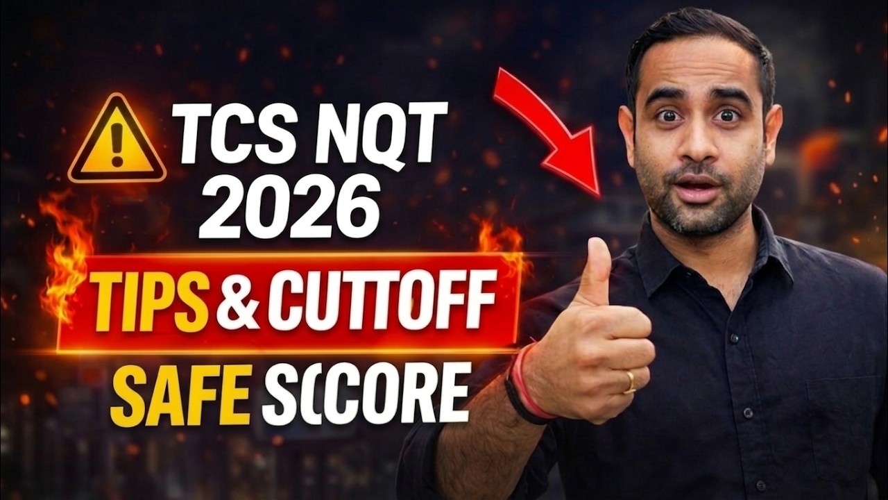 TCS NQT Safe Score in Exam | All The Very Best | Do Well in Exam | Pratik Shrivastava