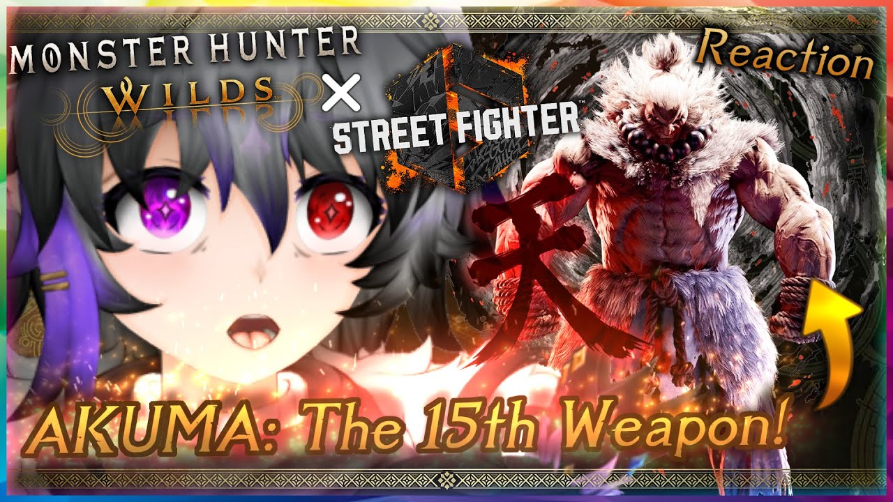 AKUMA is Here but BETTER?!😱 Play as Him?! | Monster Hunter Wilds X Street Fighter 6 Collab Reaction