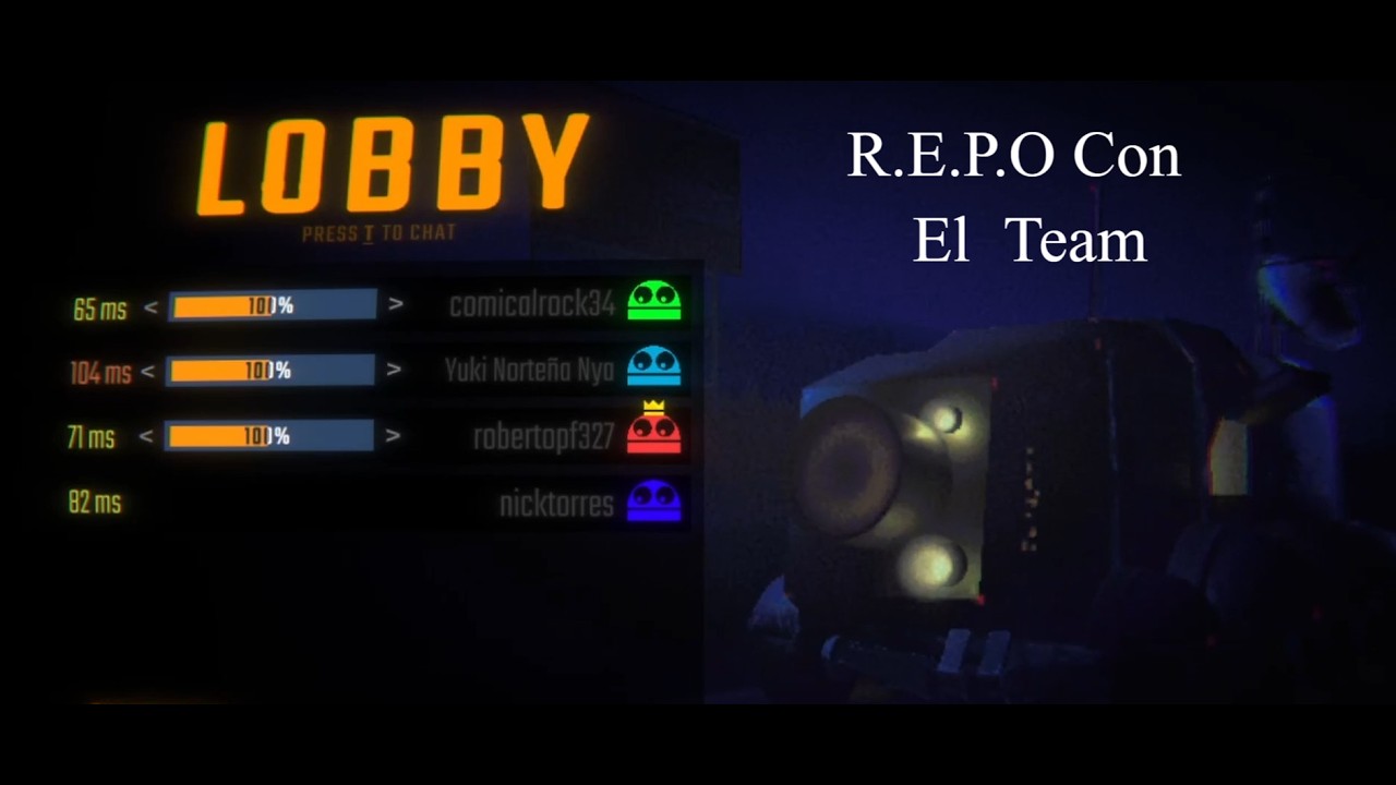mi primera ves jugando Repo con el team
