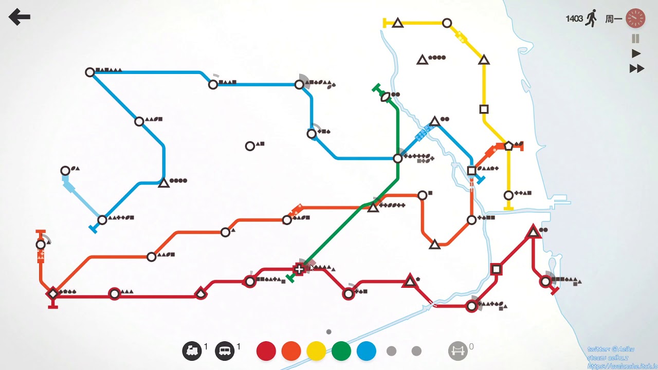 [某A][high score]Mini Metro - Chicago - 4401