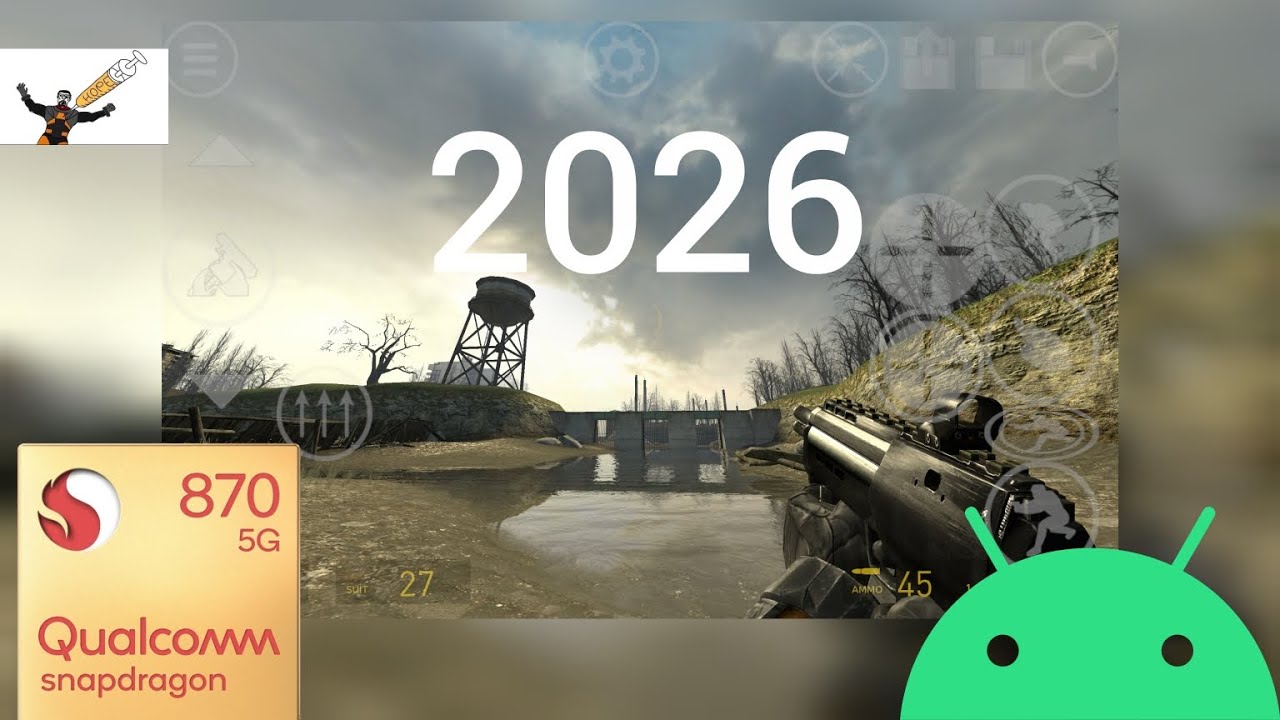 تجربة Half Life 2 على الاندرويد 2026 Xiaomi pad 6