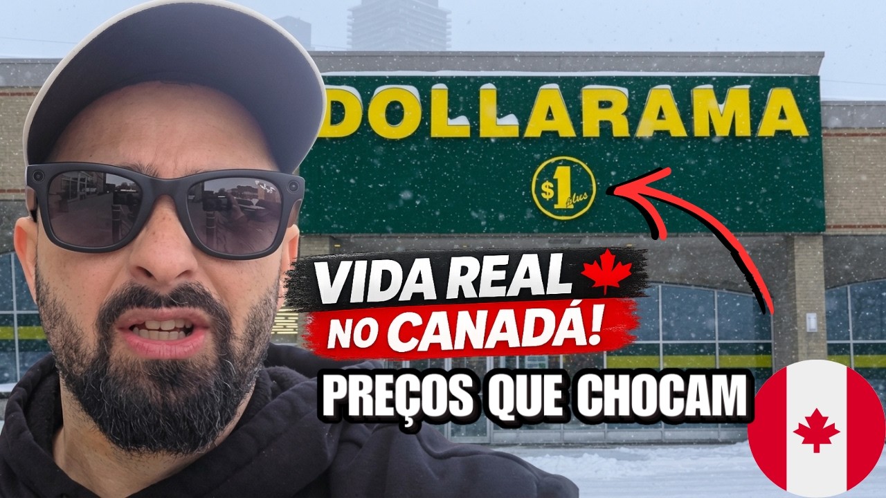 Entrei na loja mais barata do Canadá… olha o que encontrei