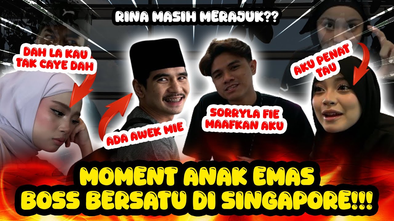 ALIEFF IRFAN & SYAHMIE ASBAB KARINA BERBAIK??? KANDA KEJAR RINA SATU AIRPORT!!!