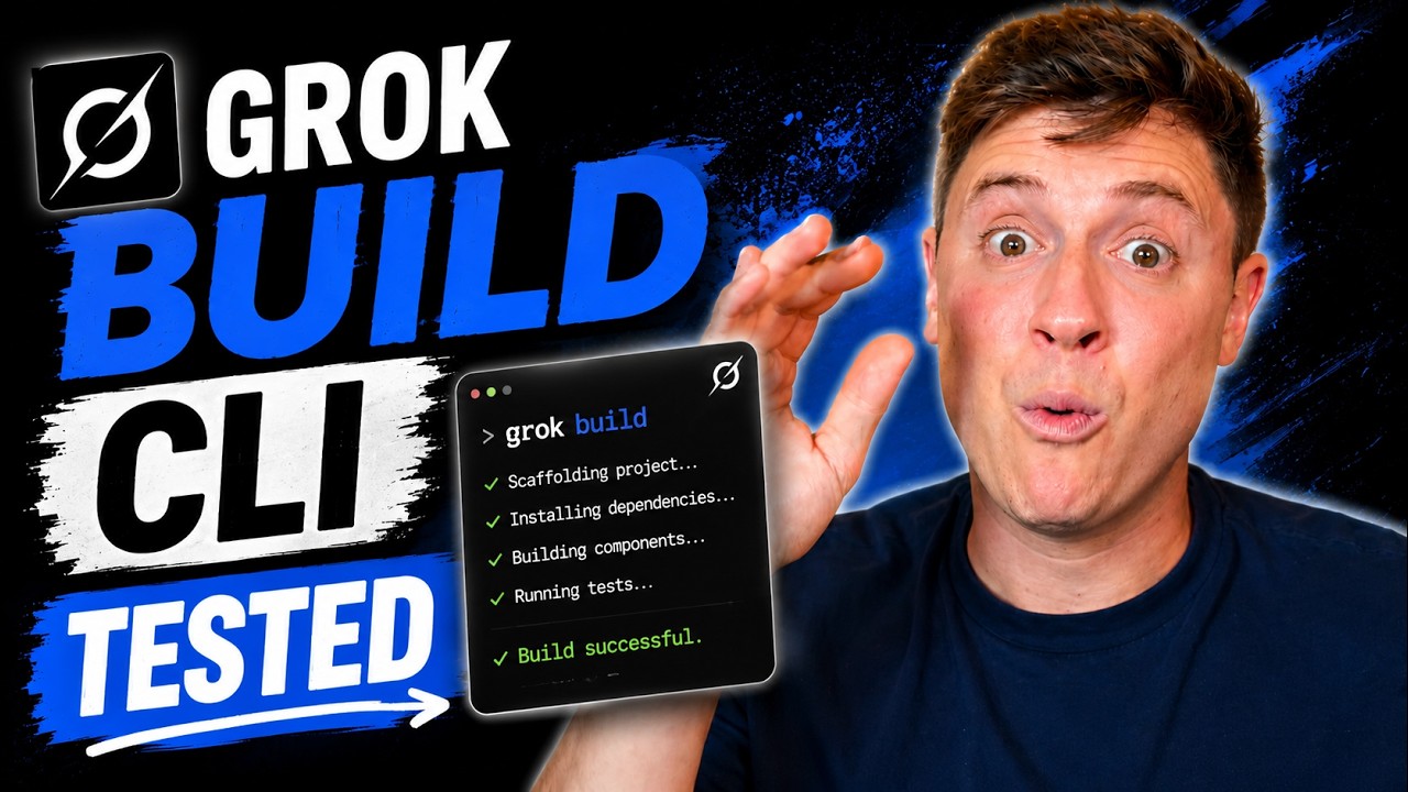 В прямом эфире: GROK BUILD CLI &mdash; это просто невероятно???