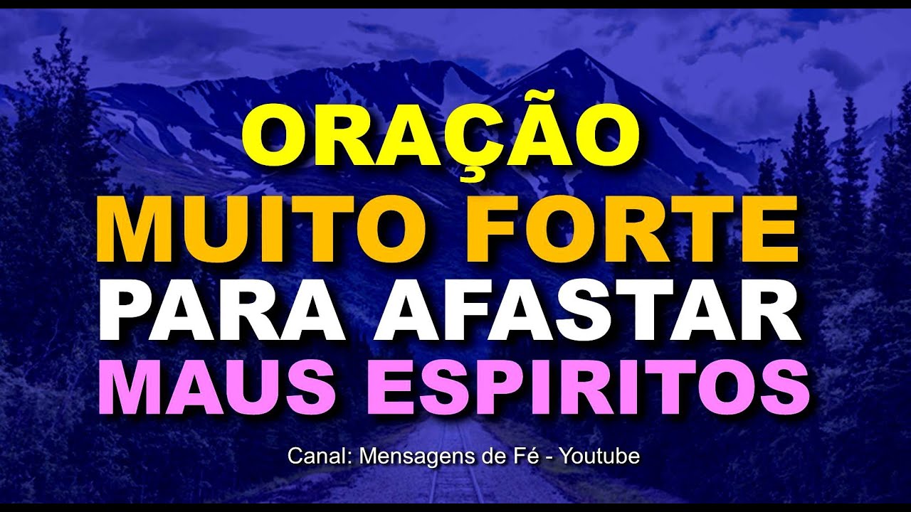 Oração poderosa para afastar os maus espíritos