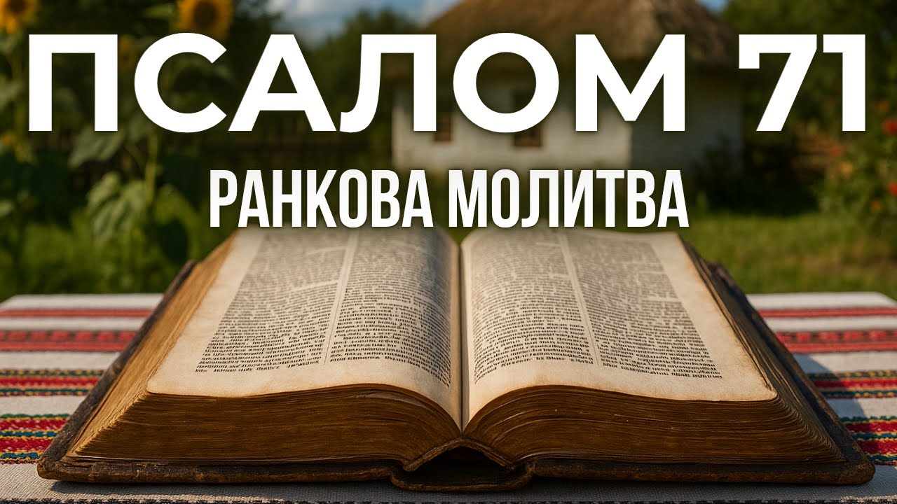 7 березня  ПСАЛОМ 71 (70) | ЦЯ МОЛИТВА ЗМІНИТЬ ТВІЙ РАНОК