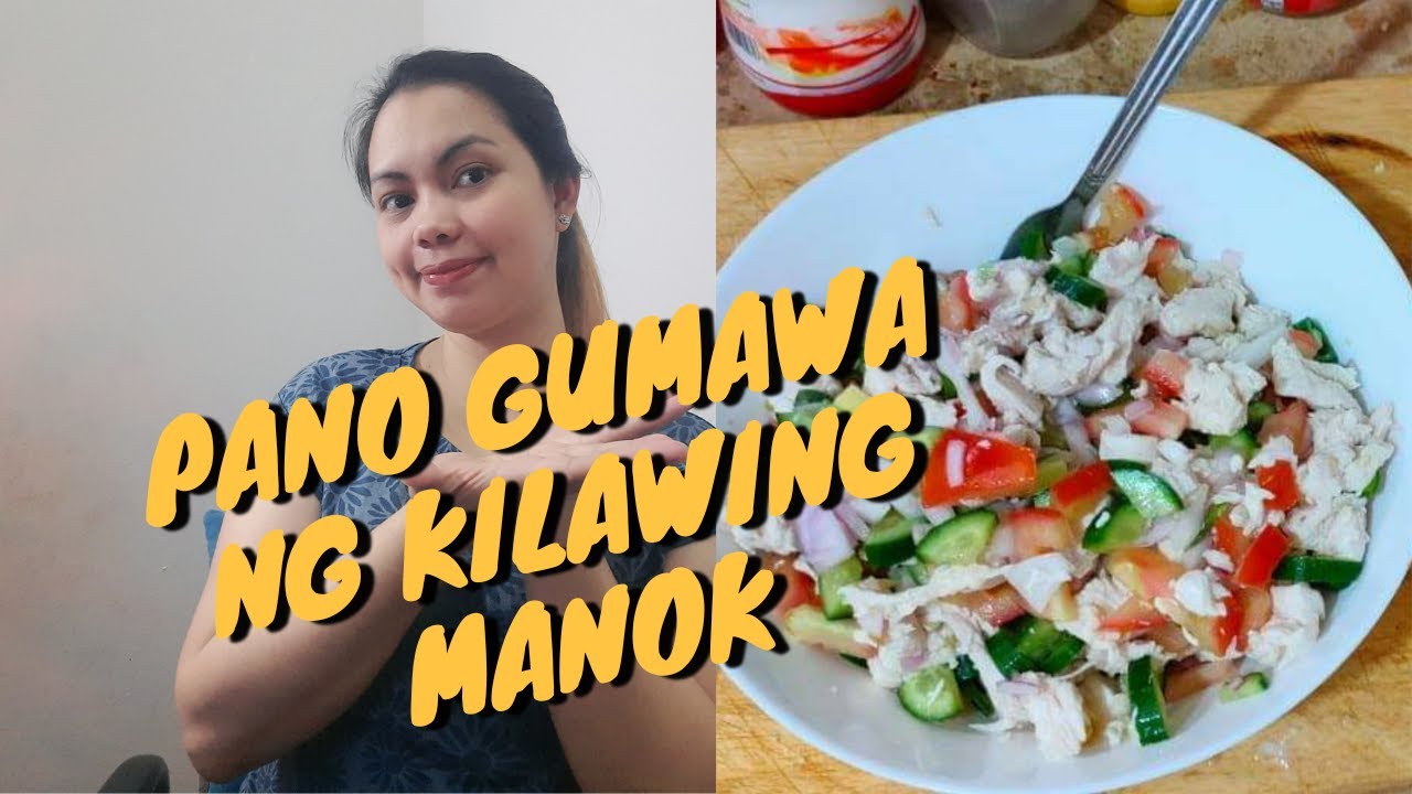 PAANO GUMAWA NG KILAWING MANOK | JAMES LATIP COOKING