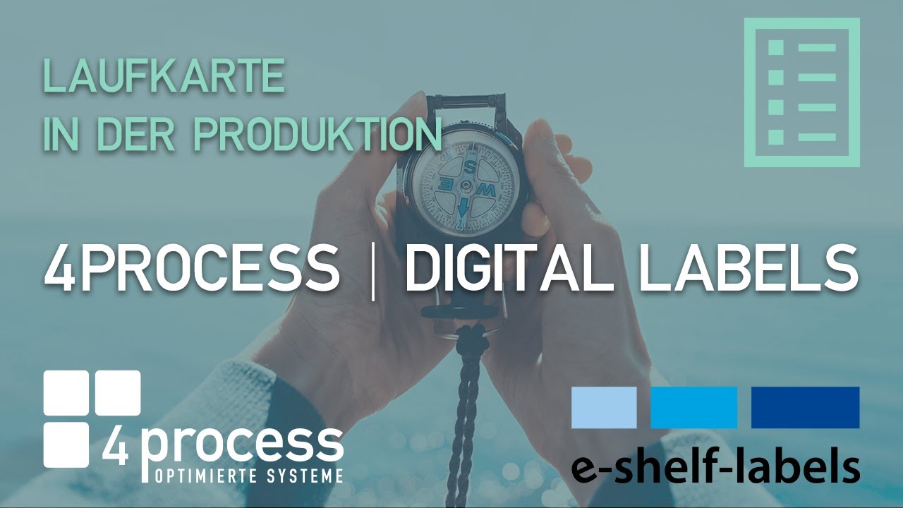 4process | Digital Labels &ndash; Laufkarte in der Produktion