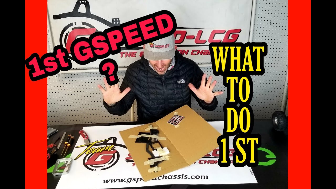 GSPEED Chassis unboxing and what to do 1st. Spacers not included