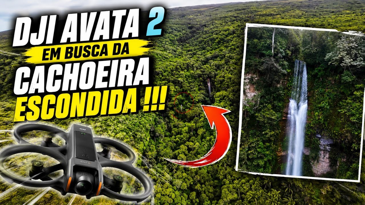 DJI Avata 2 em busca da cachoeira escondida.
