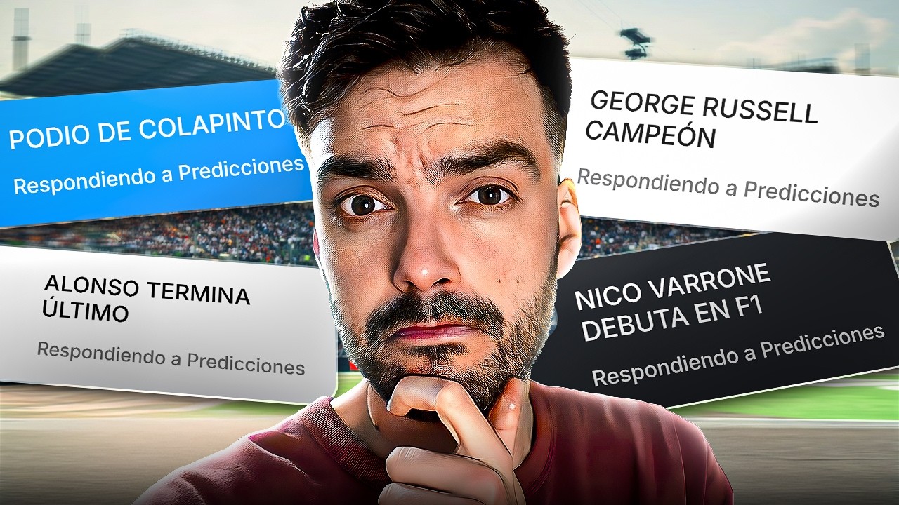¿PODIO DE COLAPINTO? Sus PREDICCIONES F1 2026