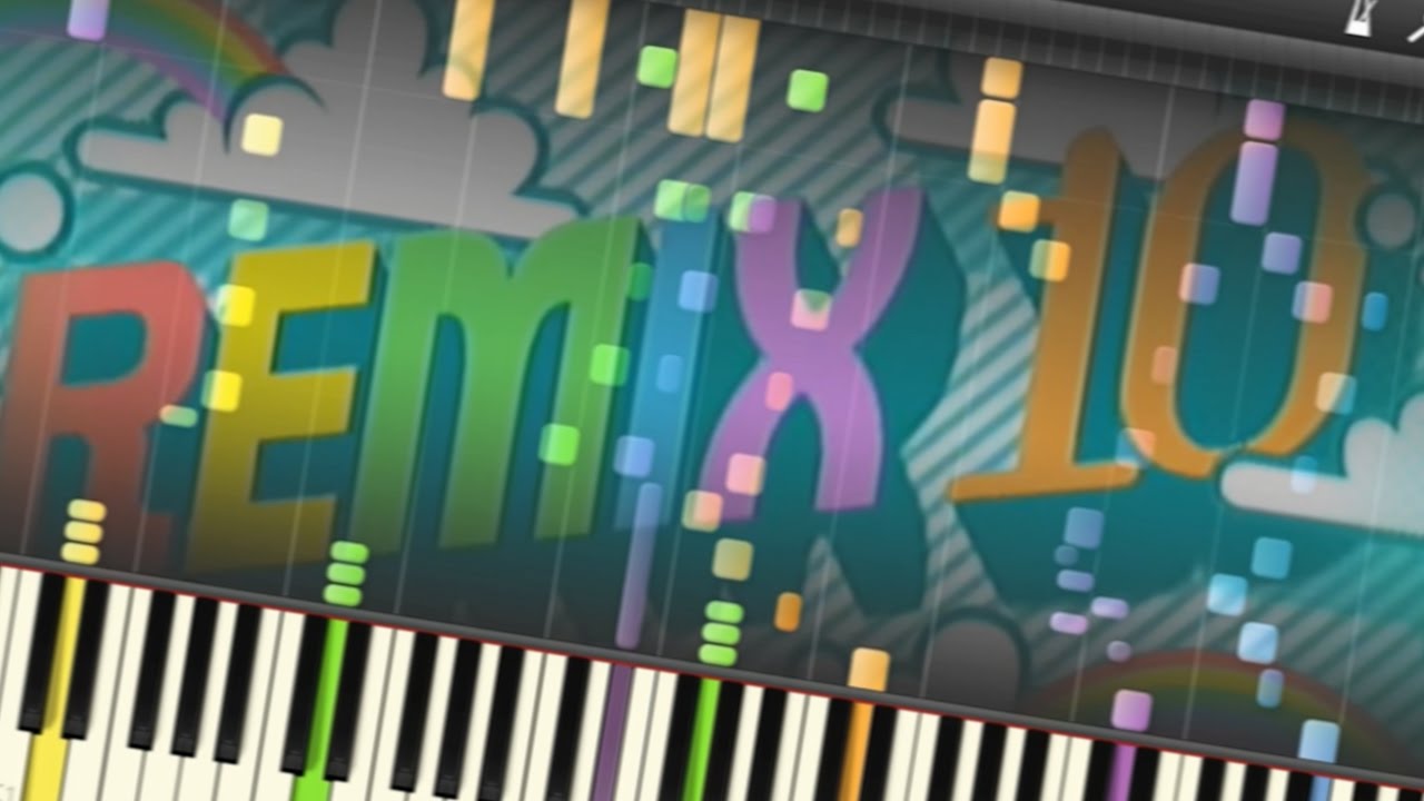 Rythm Heaven Fever Remix 10 on the Piano (synthesia) [MEnterVPL]