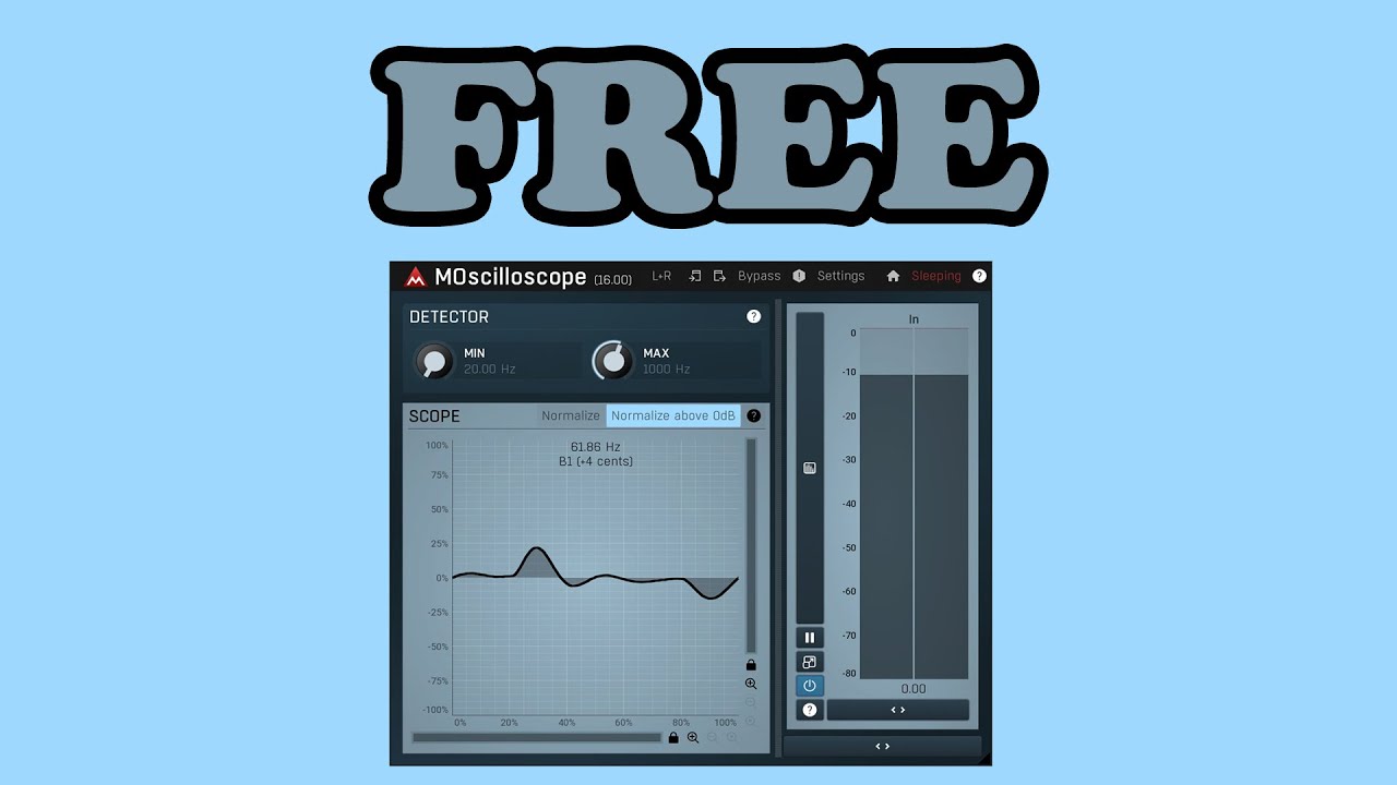 FREE MOscilloscope by MeldaProduction